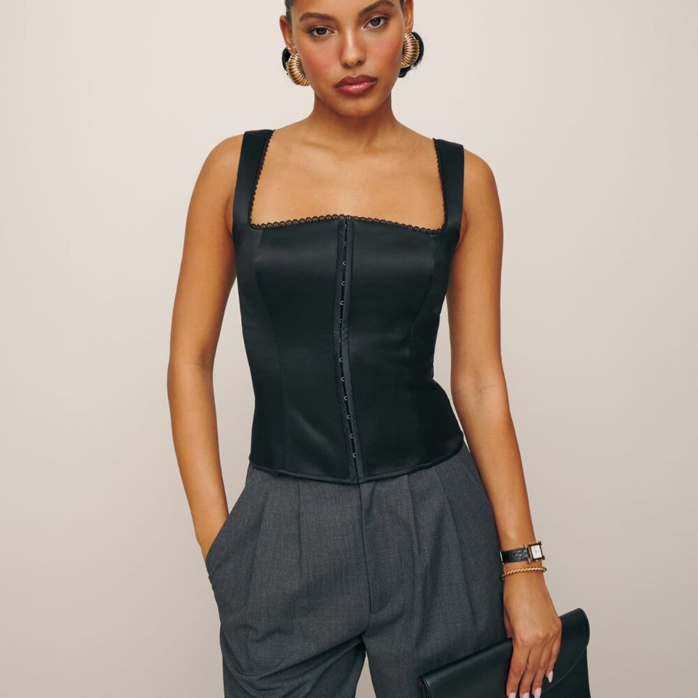 Reformation Tagliatelle Silk Top (NEW w/Tag) - Size 2